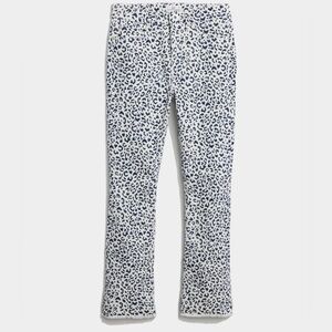 Vineyard Vines Jamie high rise kick flare animal print corduroy pants size 27